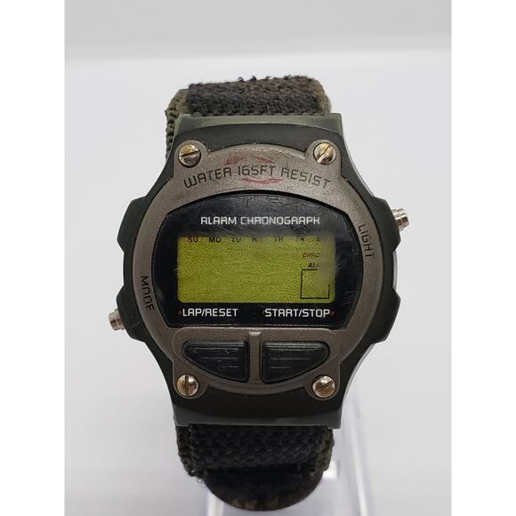 Men's digital watch. Multi function face. AW21300W, E-CR2016